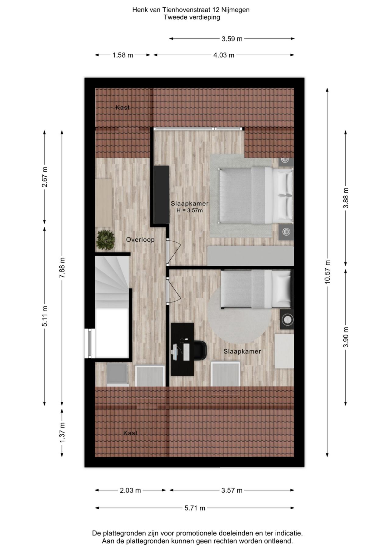 Henk van Tienhovenstraat 12, Nijmegen (6543 JB)