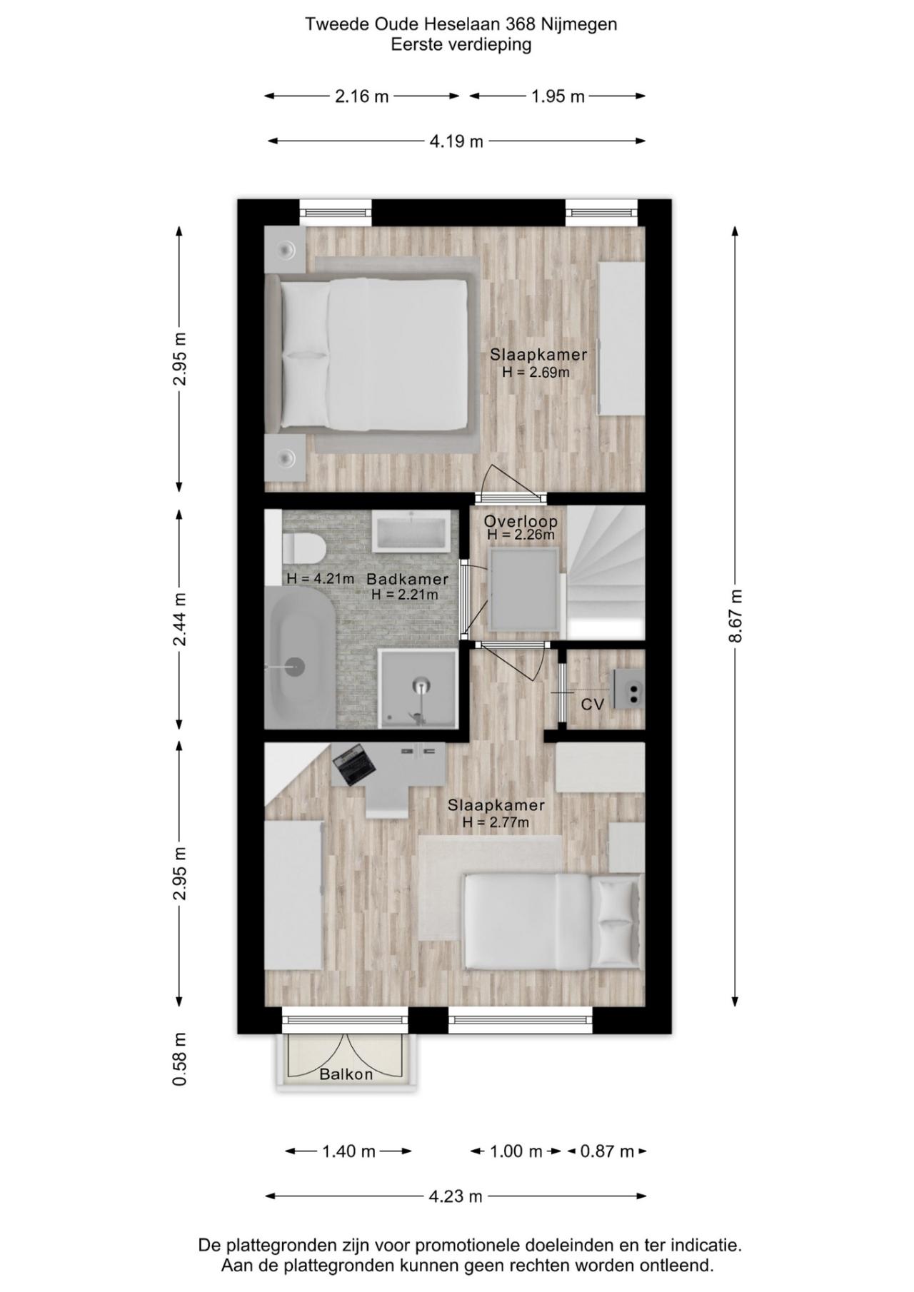 Tweede Oude Heselaan 368, Nijmegen (6542 VJ)