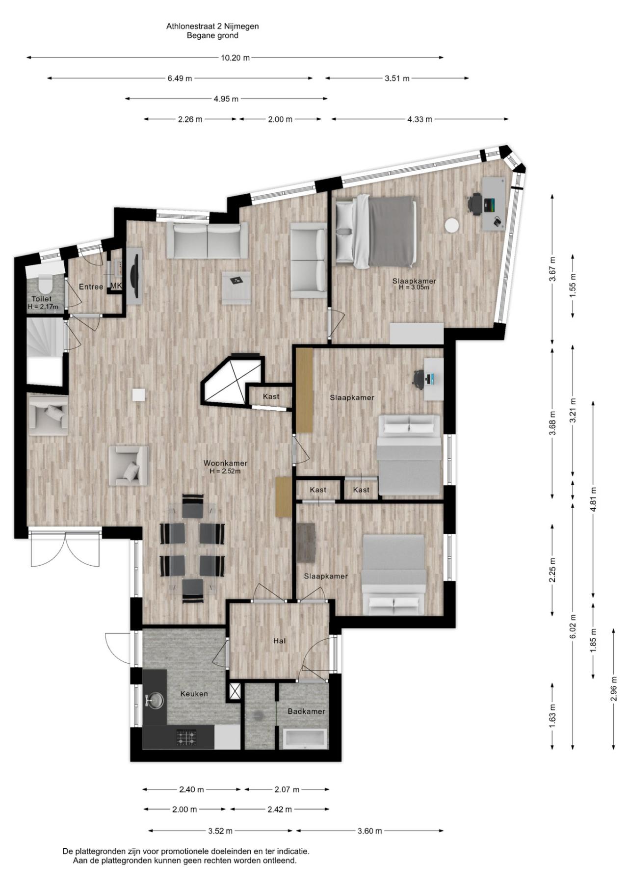 Athlonestraat 2, Nijmegen (6524 BH)