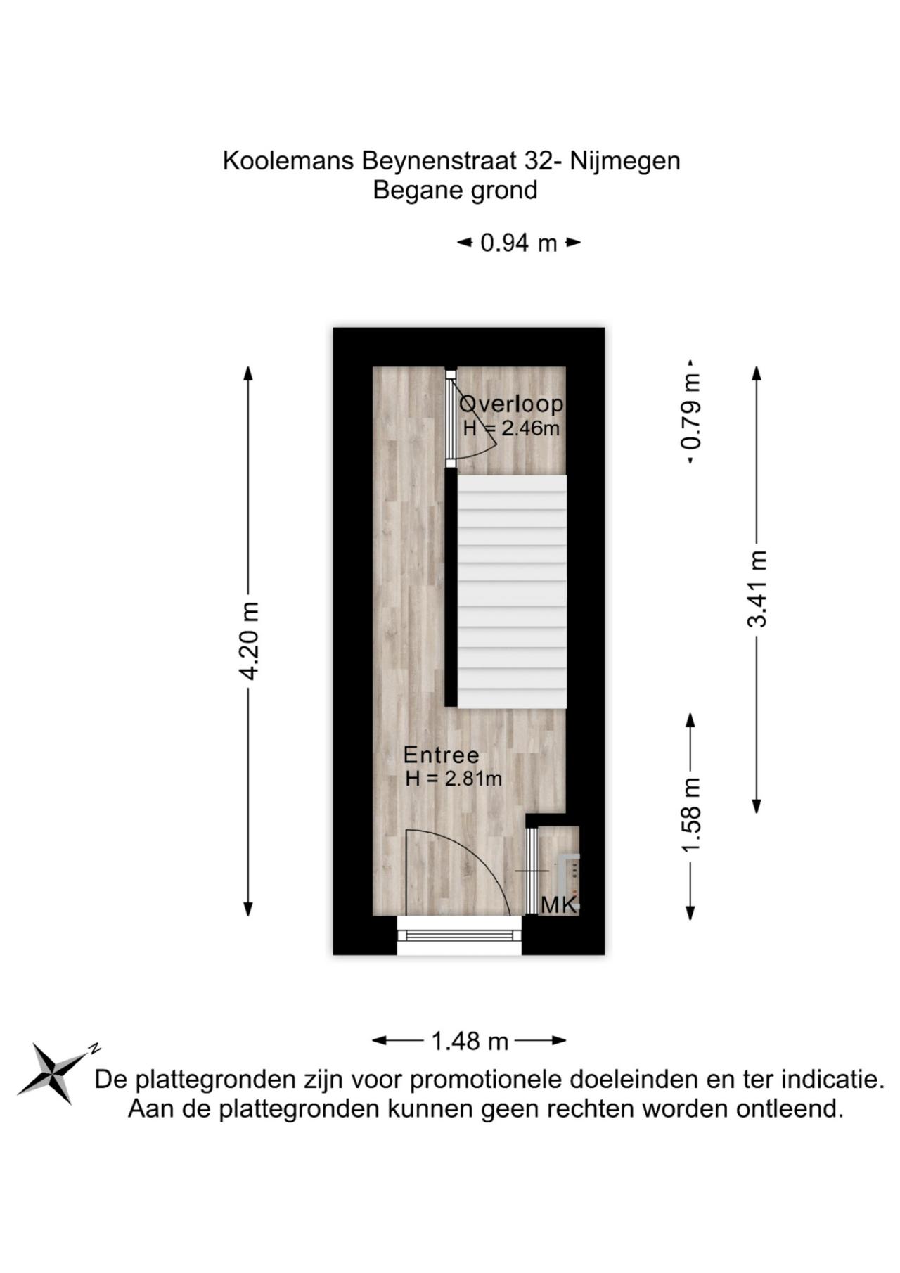 Koolemans Beynenstraat 32, Nijmegen (6521 EV)