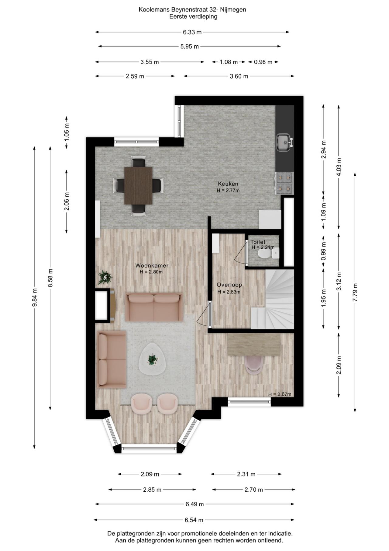 Koolemans Beynenstraat 32, Nijmegen (6521 EV)