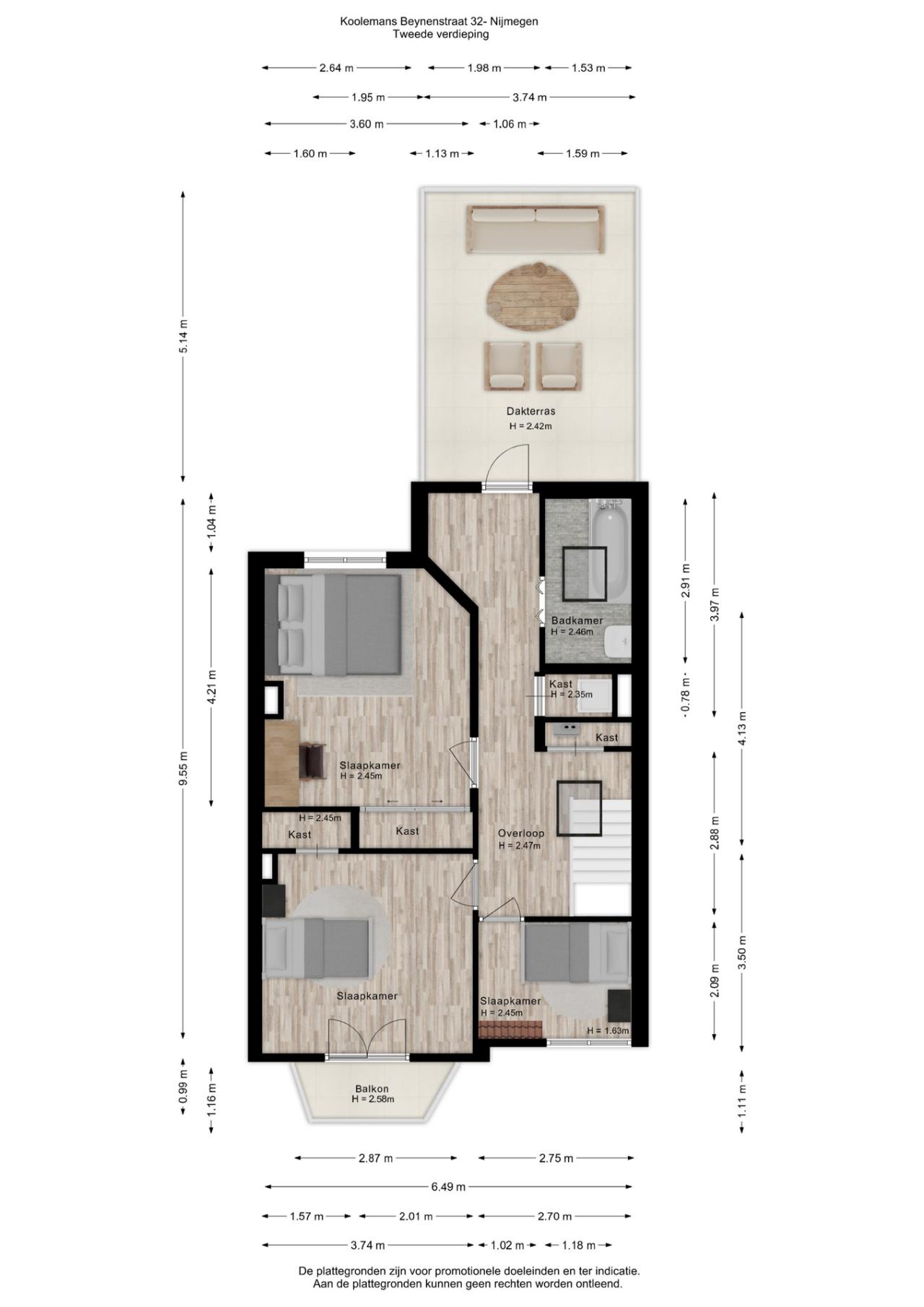 Koolemans Beynenstraat 32, Nijmegen (6521 EV)