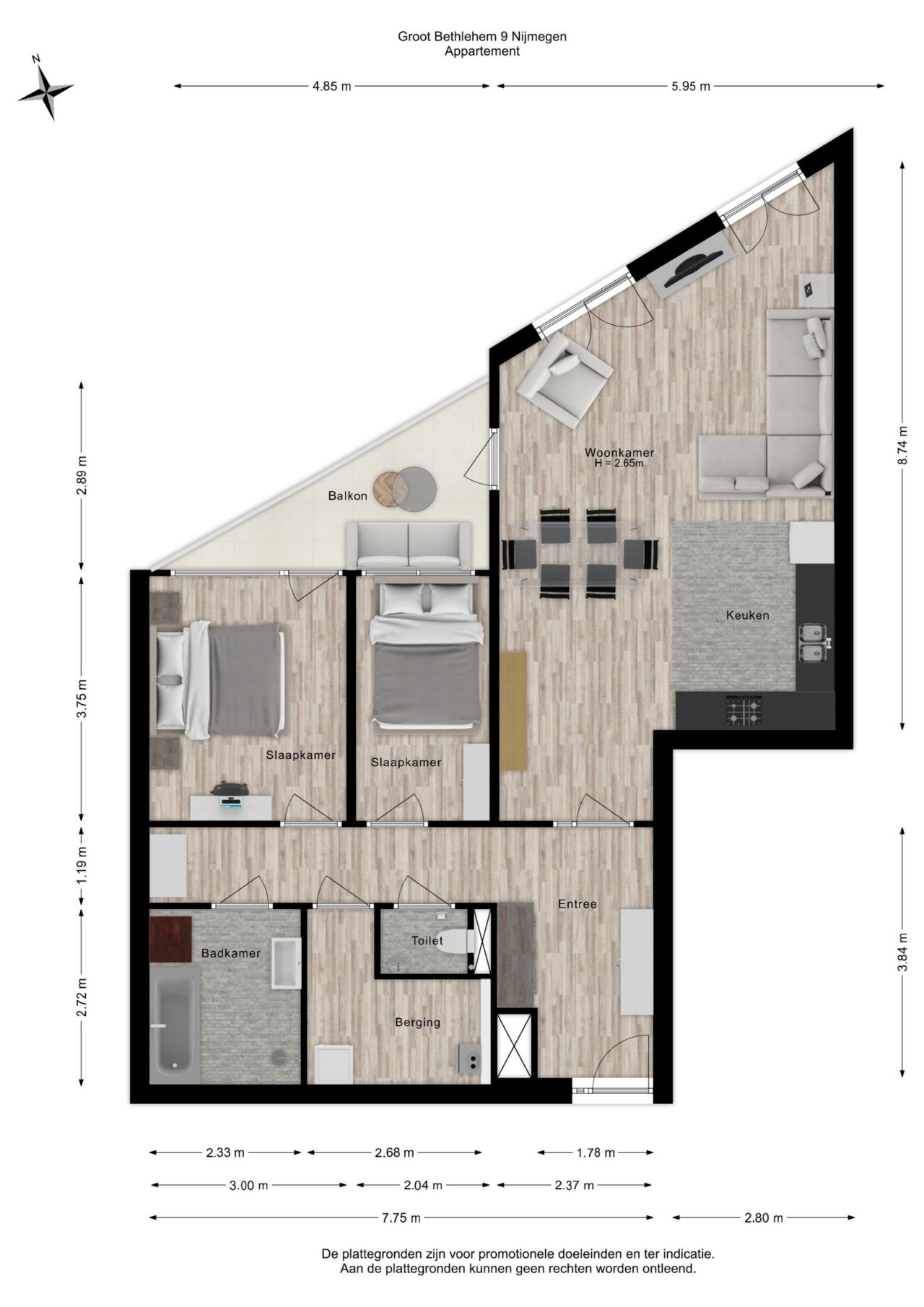 Groot Bethlehem 9, Nijmegen (6511 CZ)