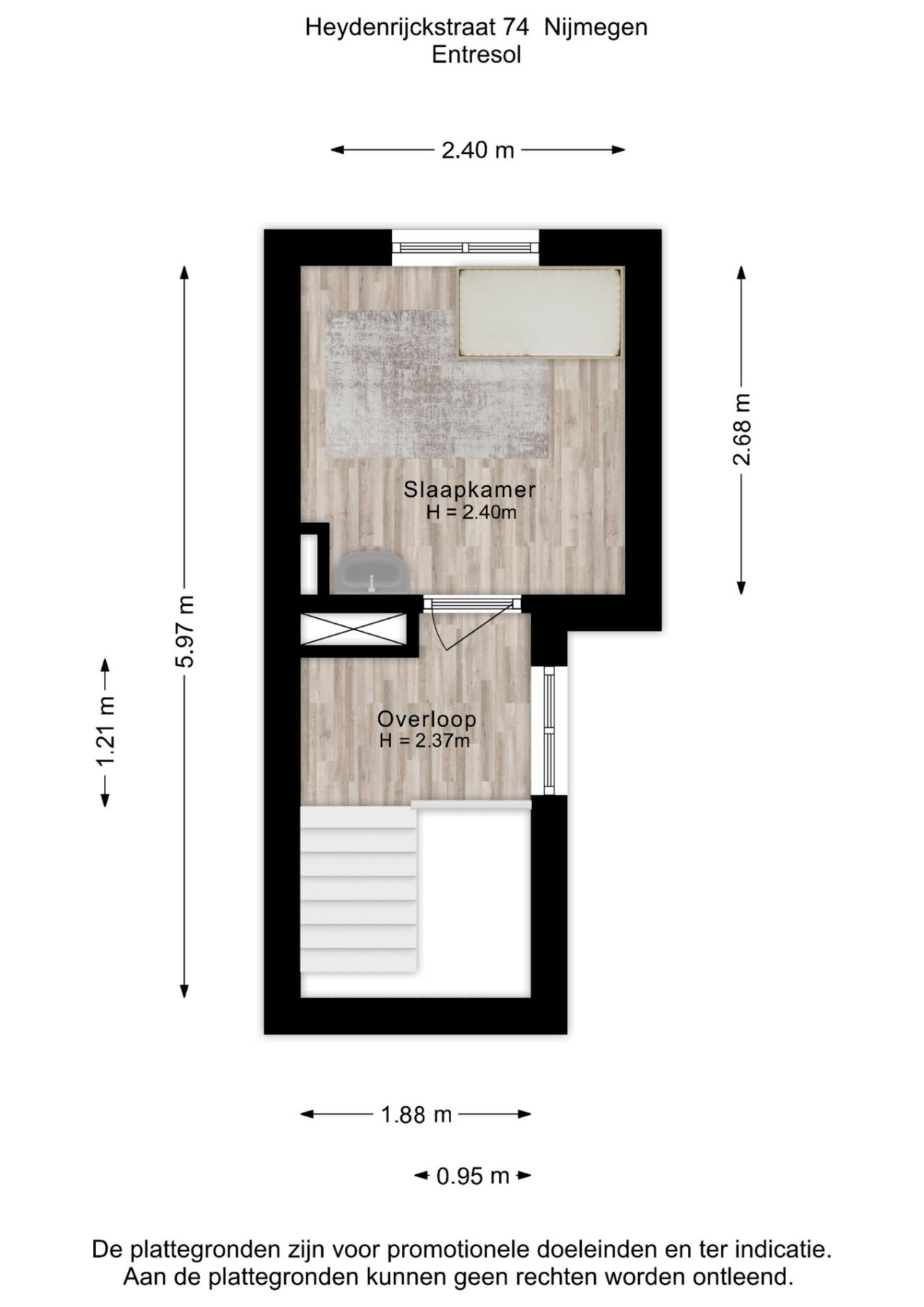 Heydenrijckstraat 74, Nijmegen (6521 LR)