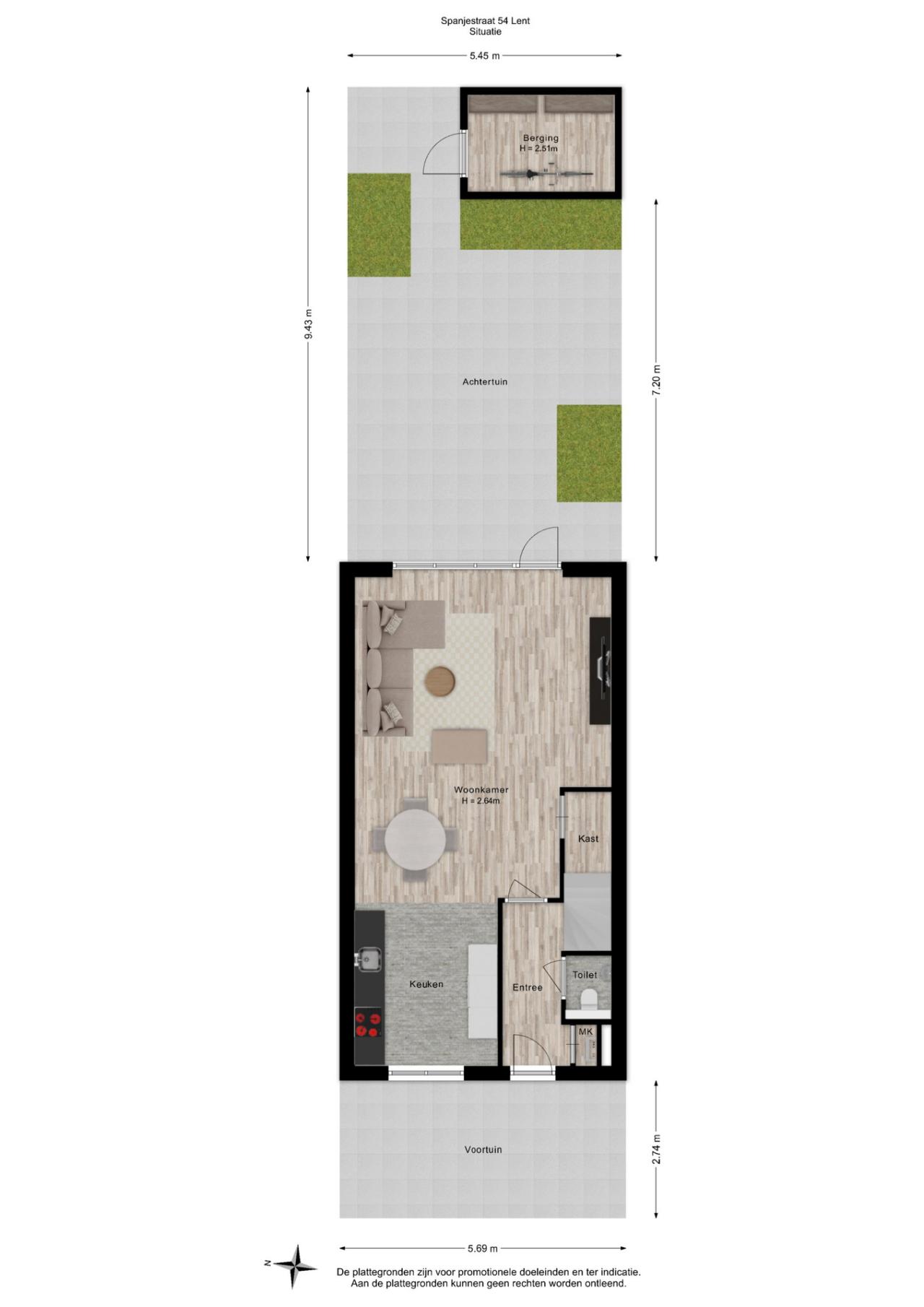 Spanjestraat 54, Lent (6663 NP)