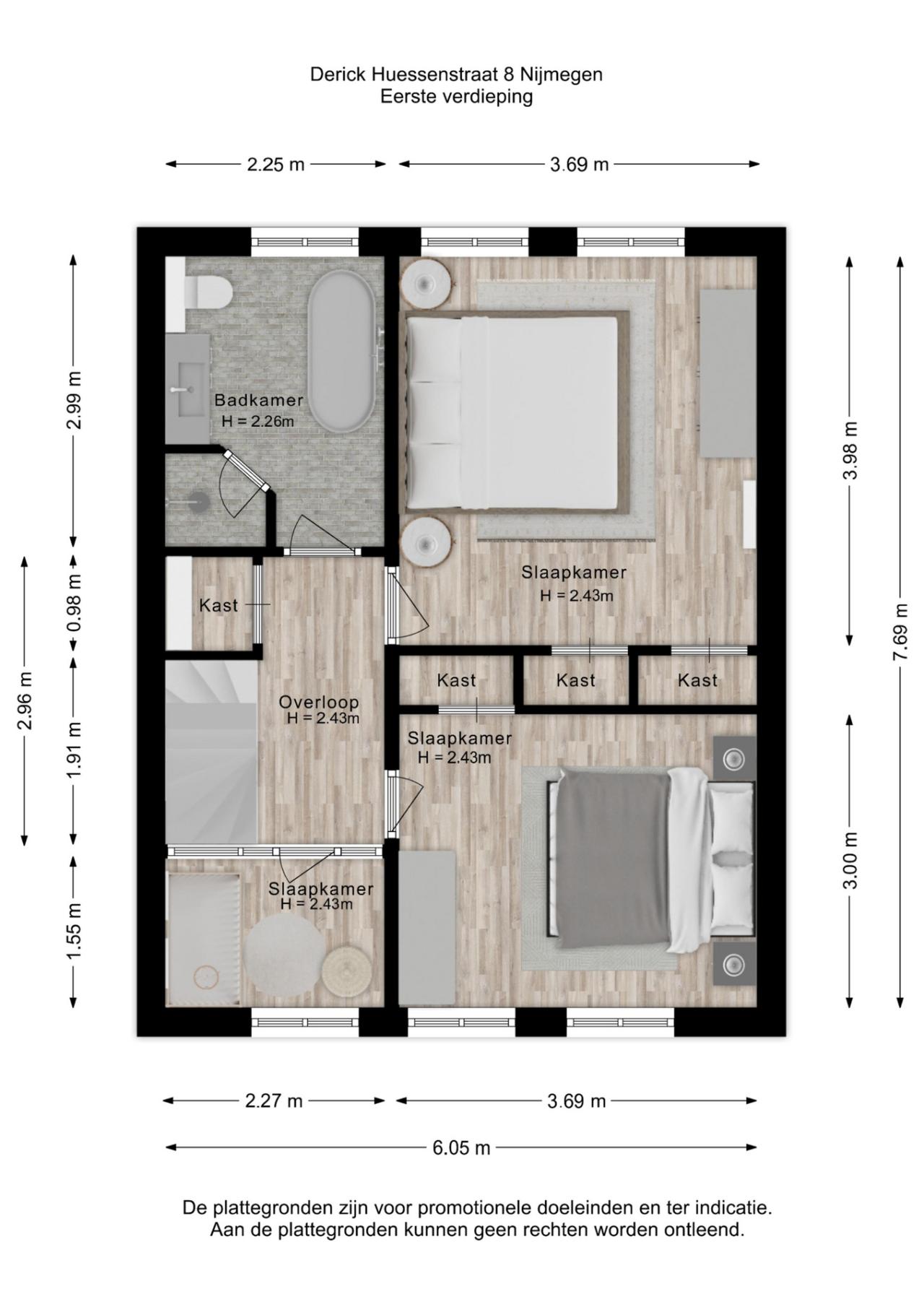 Derick Huessenstraat 8, Nijmegen (6525 PZ)
