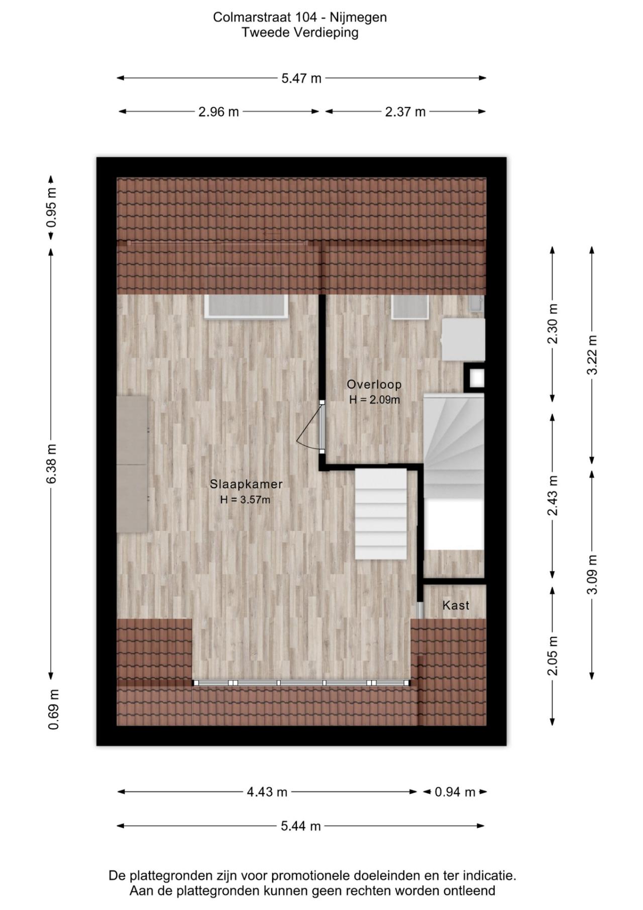 Colmarstraat 104, Nijmegen (6515 BG)