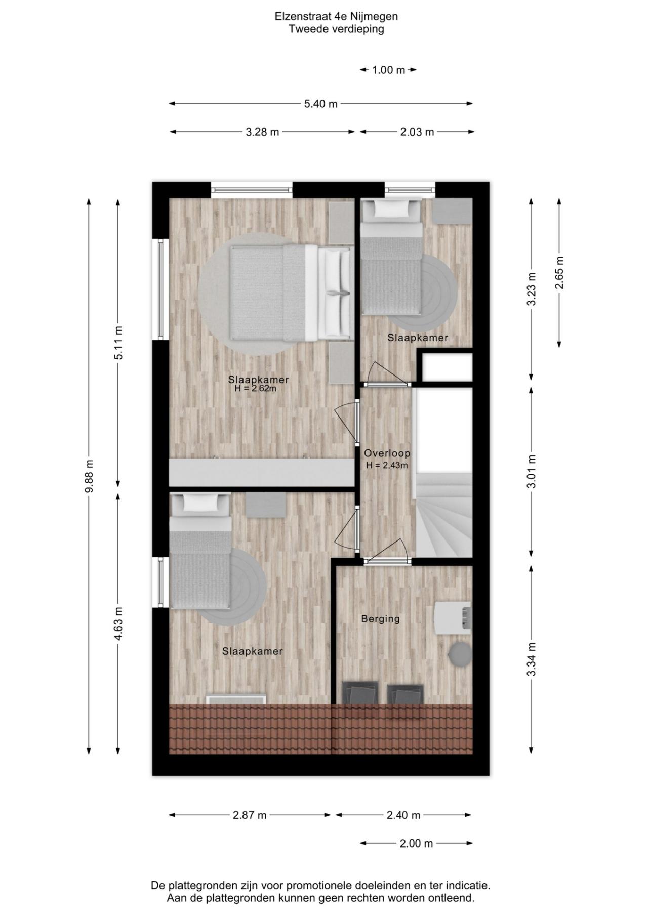 Elzenstraat 4E, Nijmegen (6523 EV)